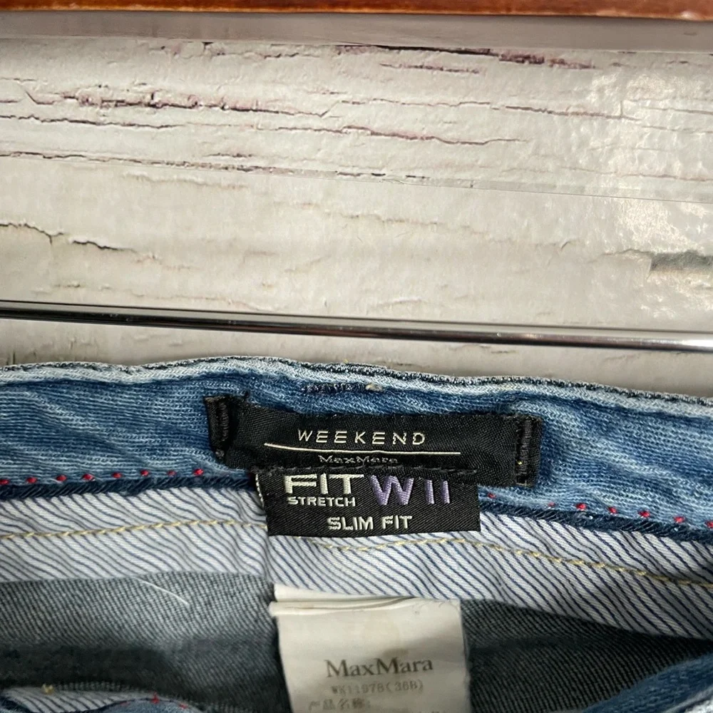 Weekend Maxmara W11 slim fit size 2 straight leg - Picture 10 of 12